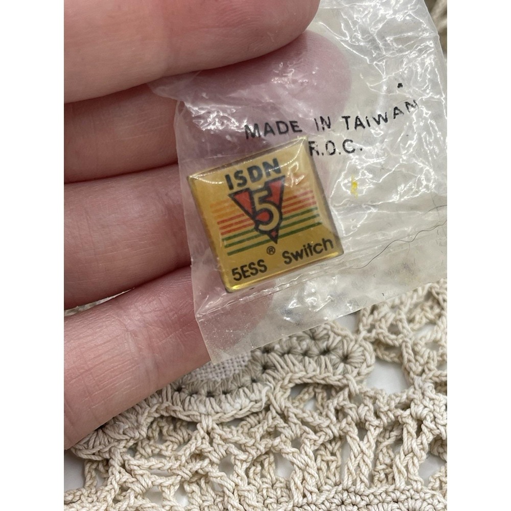 Vintage - ISDN 5ESS Switch - Taiwan - Hat/Lapel/Shirt Pin/Badge
